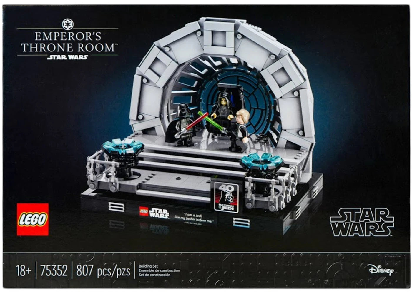 LEGO Star Wars Ensemble Salle du Trône de l'Empereur 75352-