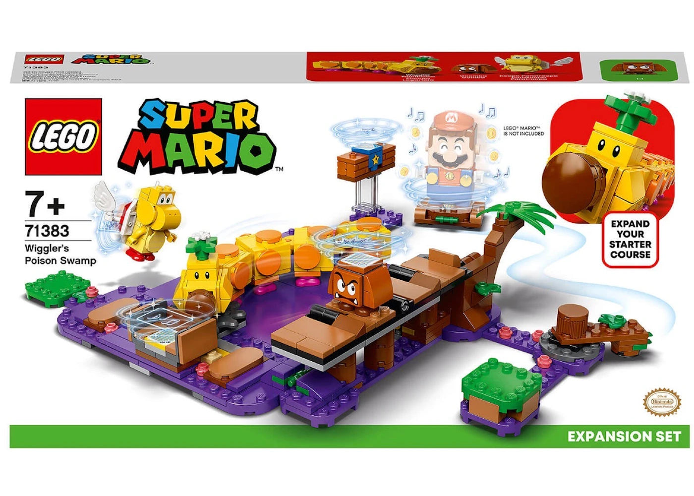 LEGO Super Mario Wiggler's Poison Swamp Expansion Set 71383