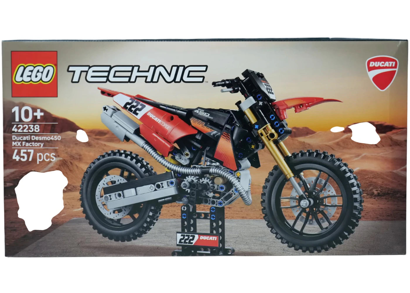 LEGO Technic: Ducati Desmo450 MX Factory Motorcycle Set #42238