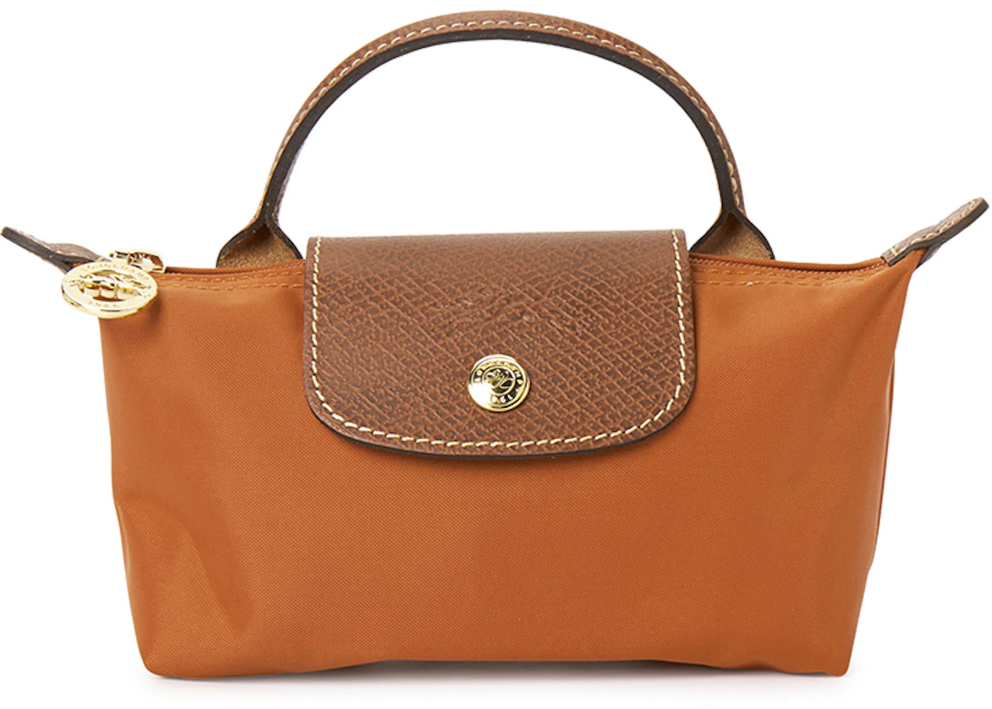 Longchamp Le Pliage Pouch Tote Bag-Brique
