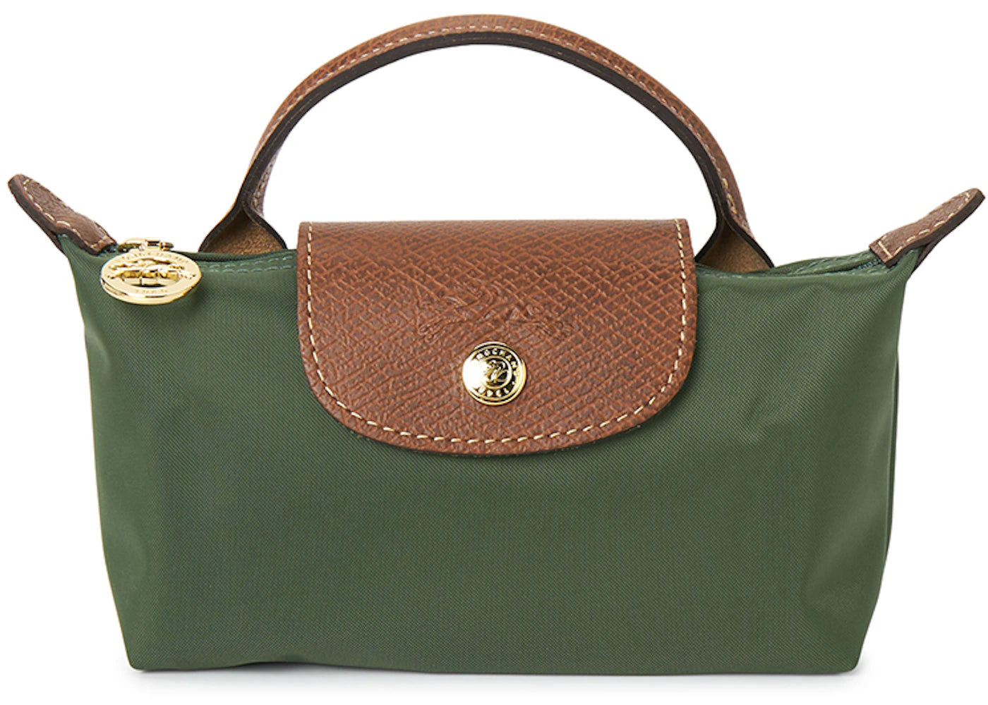 Longchamp Le Pliage Pouch Tote Bag-Green