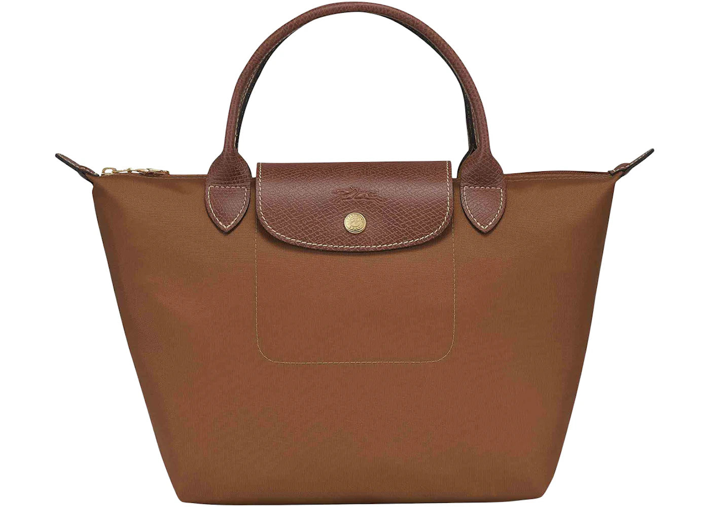 Longchamp Le Pliage Top Handle Bag-S Cognac