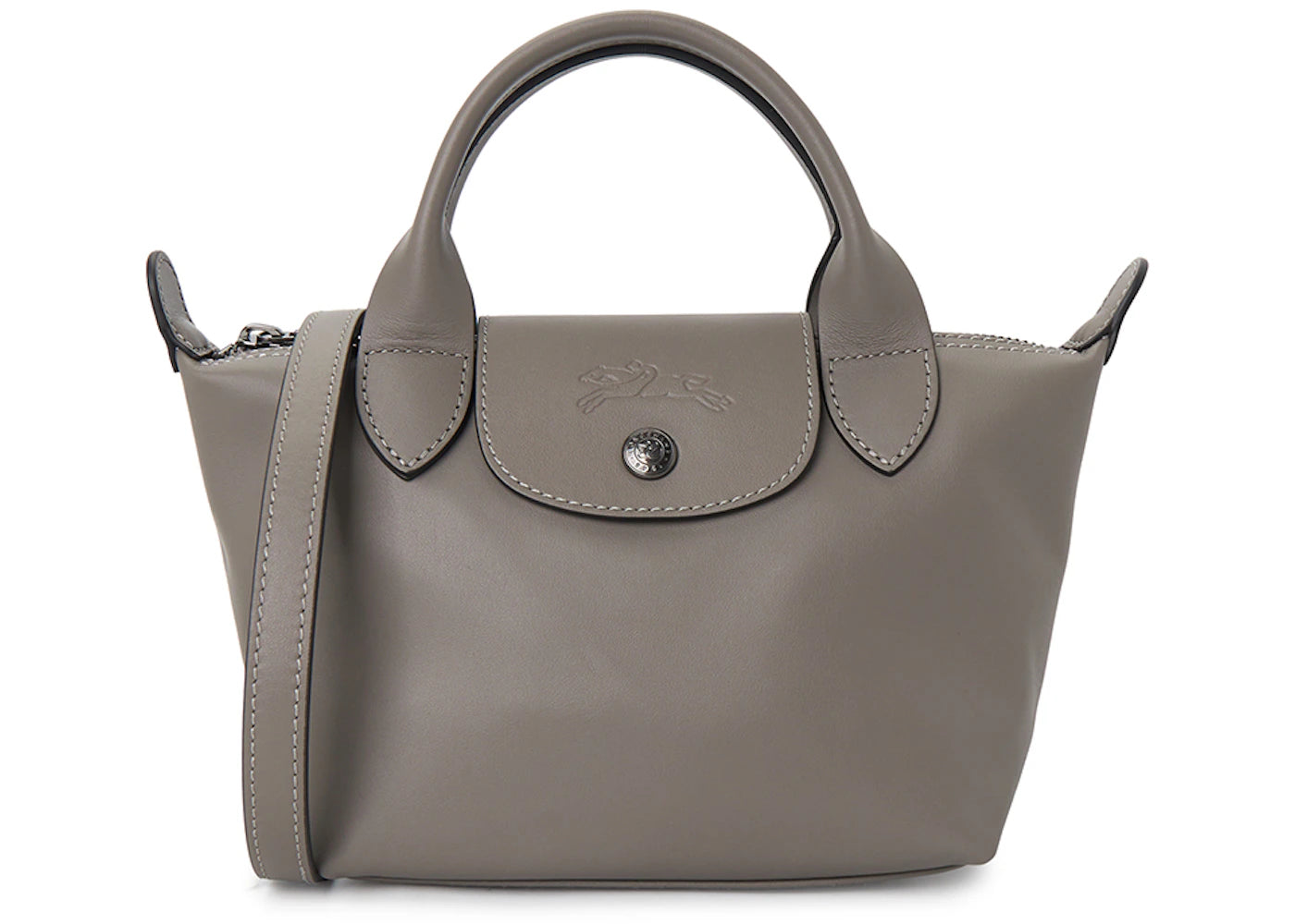 Longchamp Le Pliage Xtra XS Tote Bag-Gray