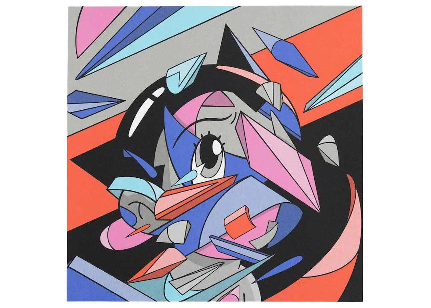 Louis De Guzman Astroboy ATOM vs. ASTRO Face Print - main view