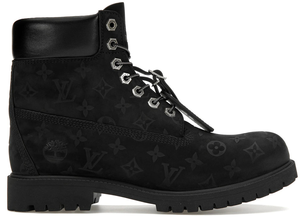 Louis Vuitton Timberland 6 Inch Ankle Boot Black Monogram - main view