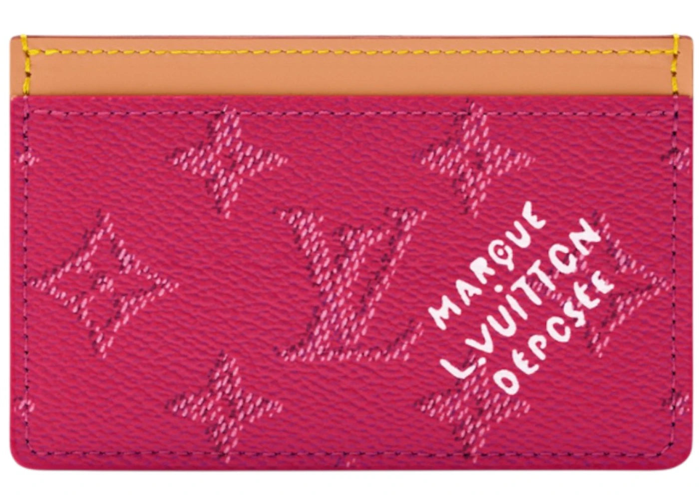 Louis Vuitton Card Case Rose Pondicherry Rosa