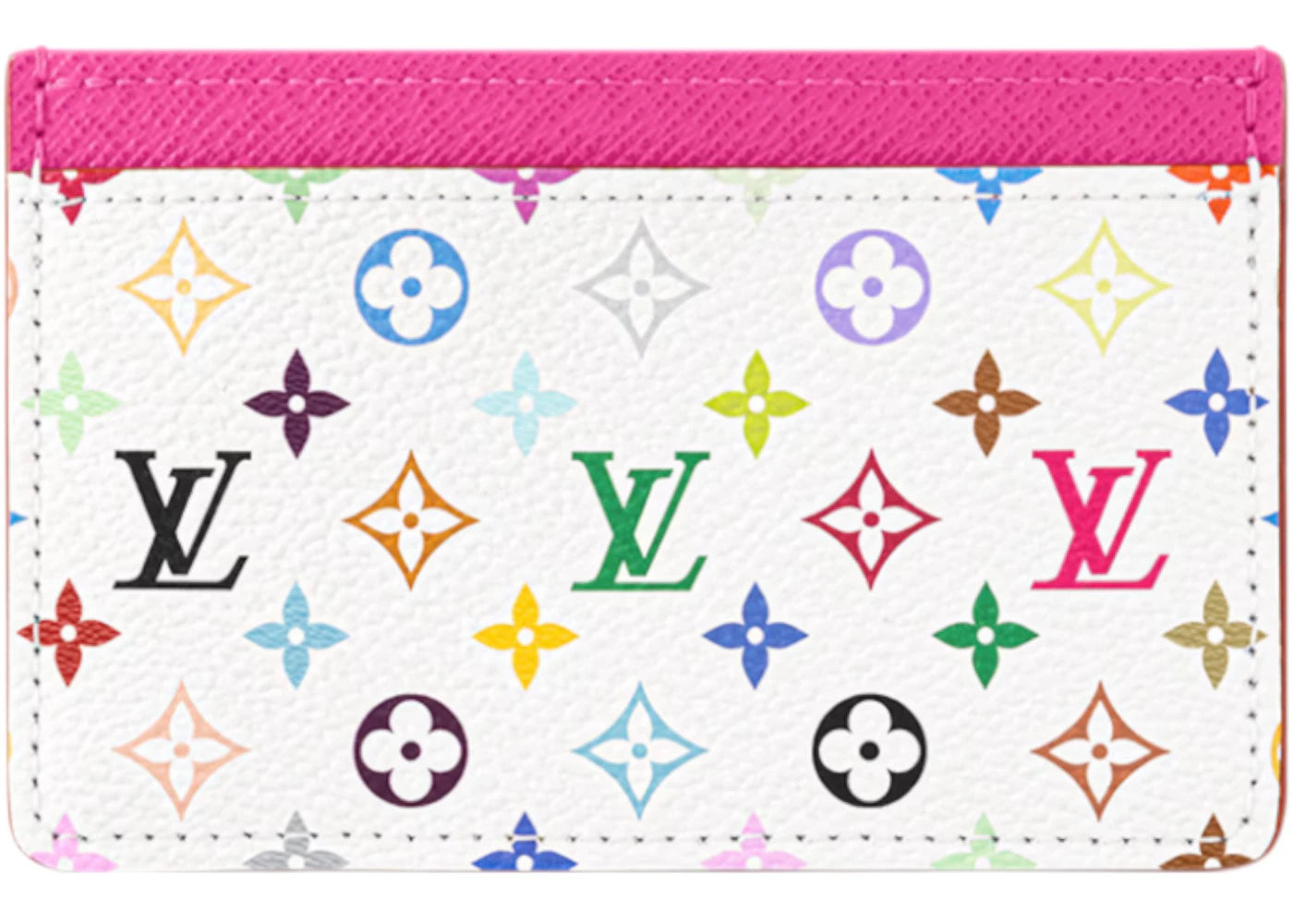 Louis Vuitton x Takashi Murakami Card Holder-White Multicolored