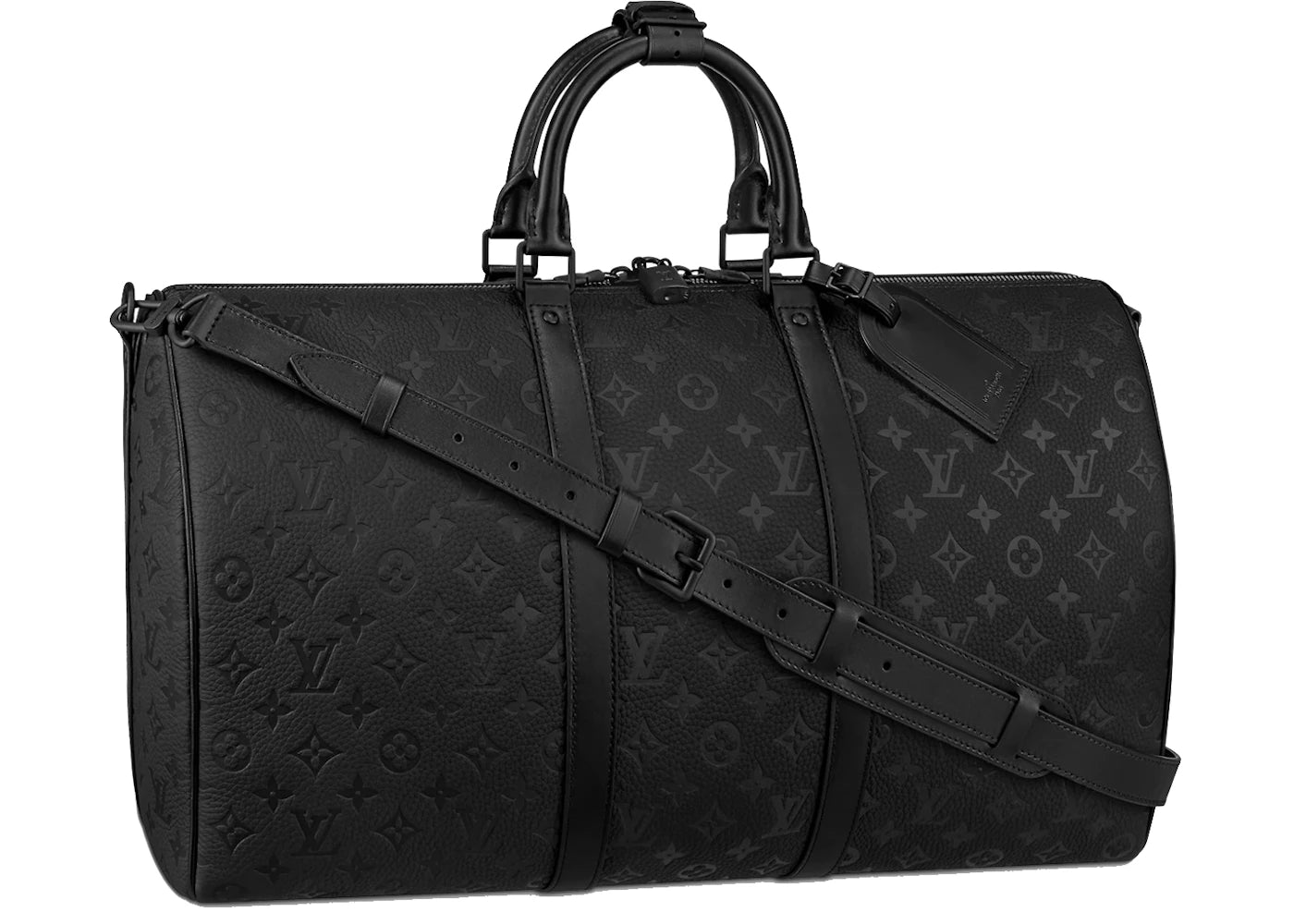 Louis Vuitton Keepall Bandouliere 50 Black/Black - main view