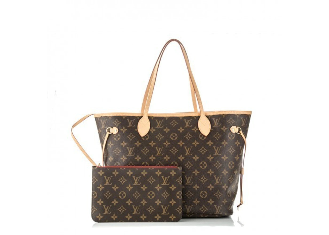 Louis Vuitton Neverfull Monogram MM Cerise Lining - main view