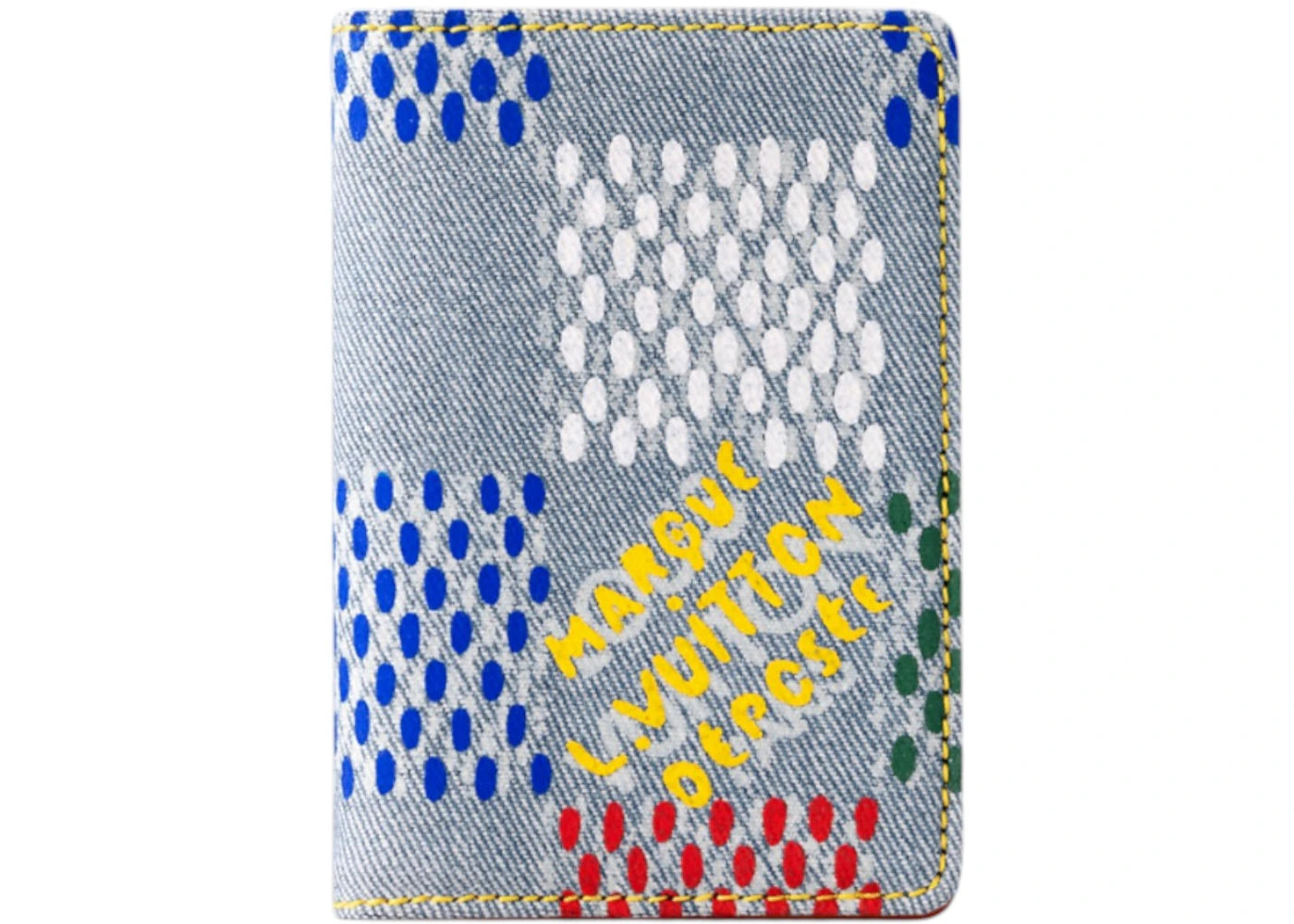 Louis Vuitton Pocket Organizer LV Vers Damier Denim Multicolor