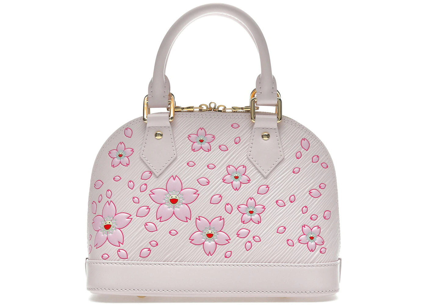 Louis Vuitton x Takashi Murakami Alma BB Fleur de cerisier Rose