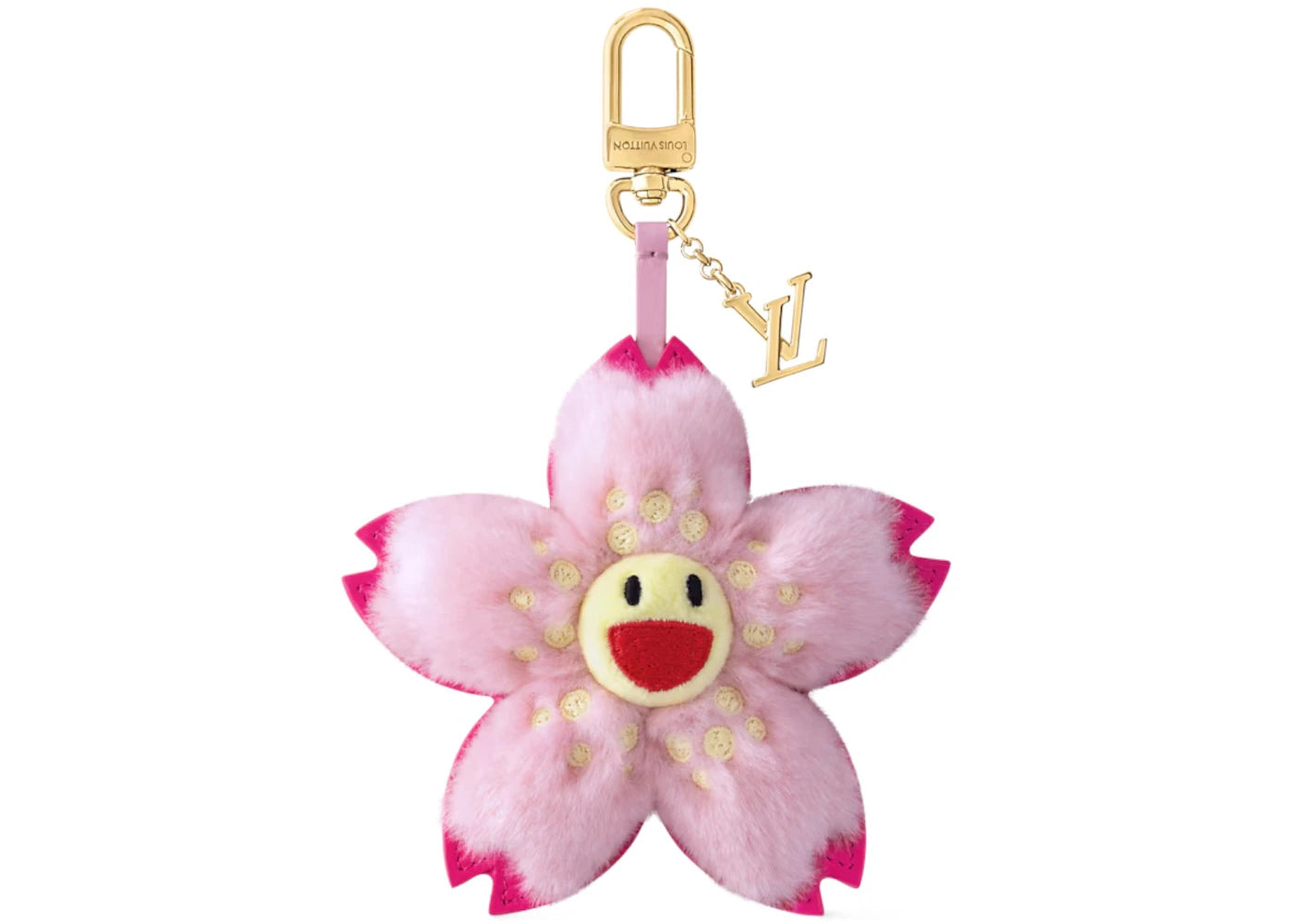 Louis Vuitton x Takashi Murakami Cherry Blossom Bag Charm-Pink