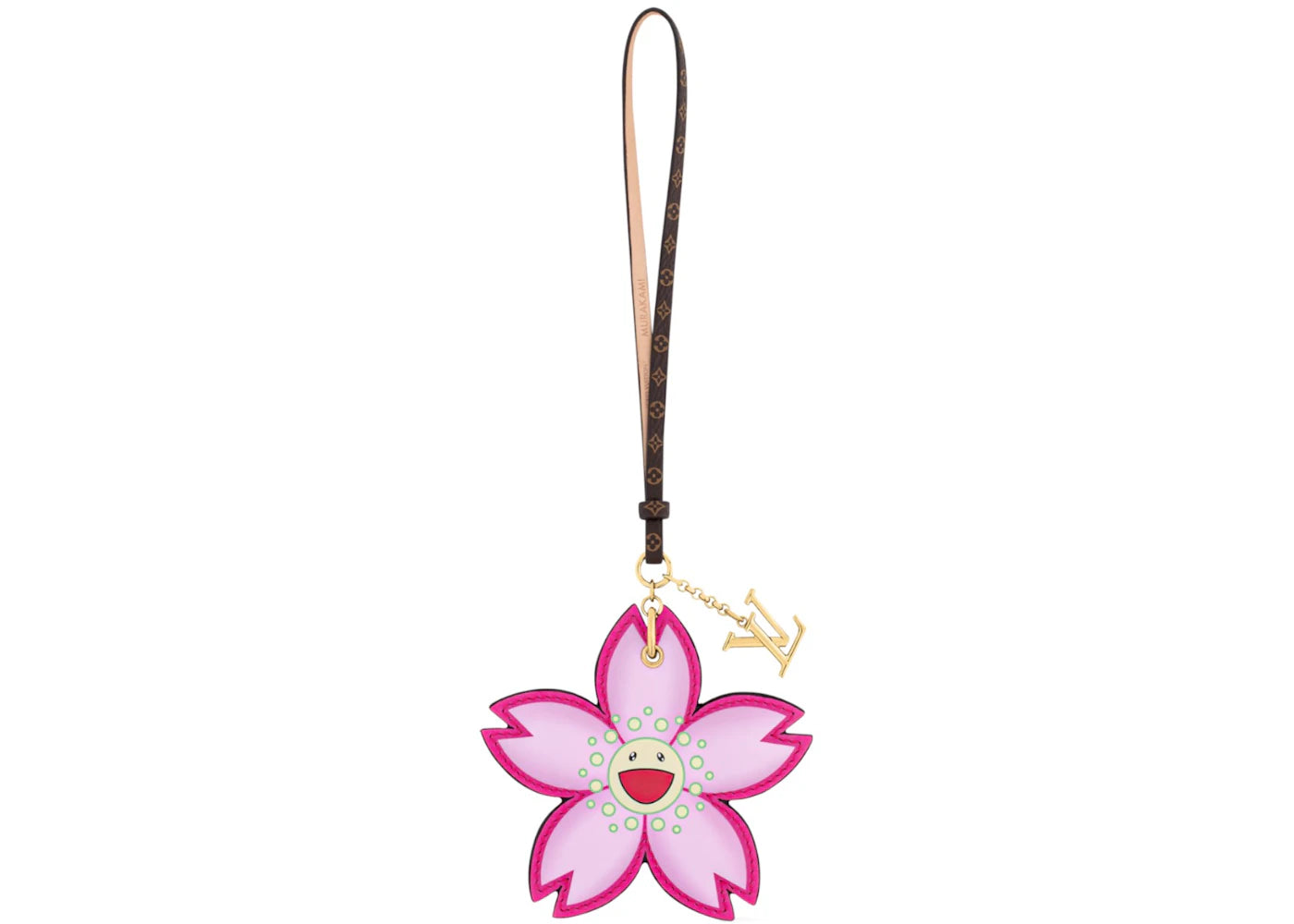 Louis Vuitton x Takashi Murakami Cherry Blossom Bag Charm-Pink