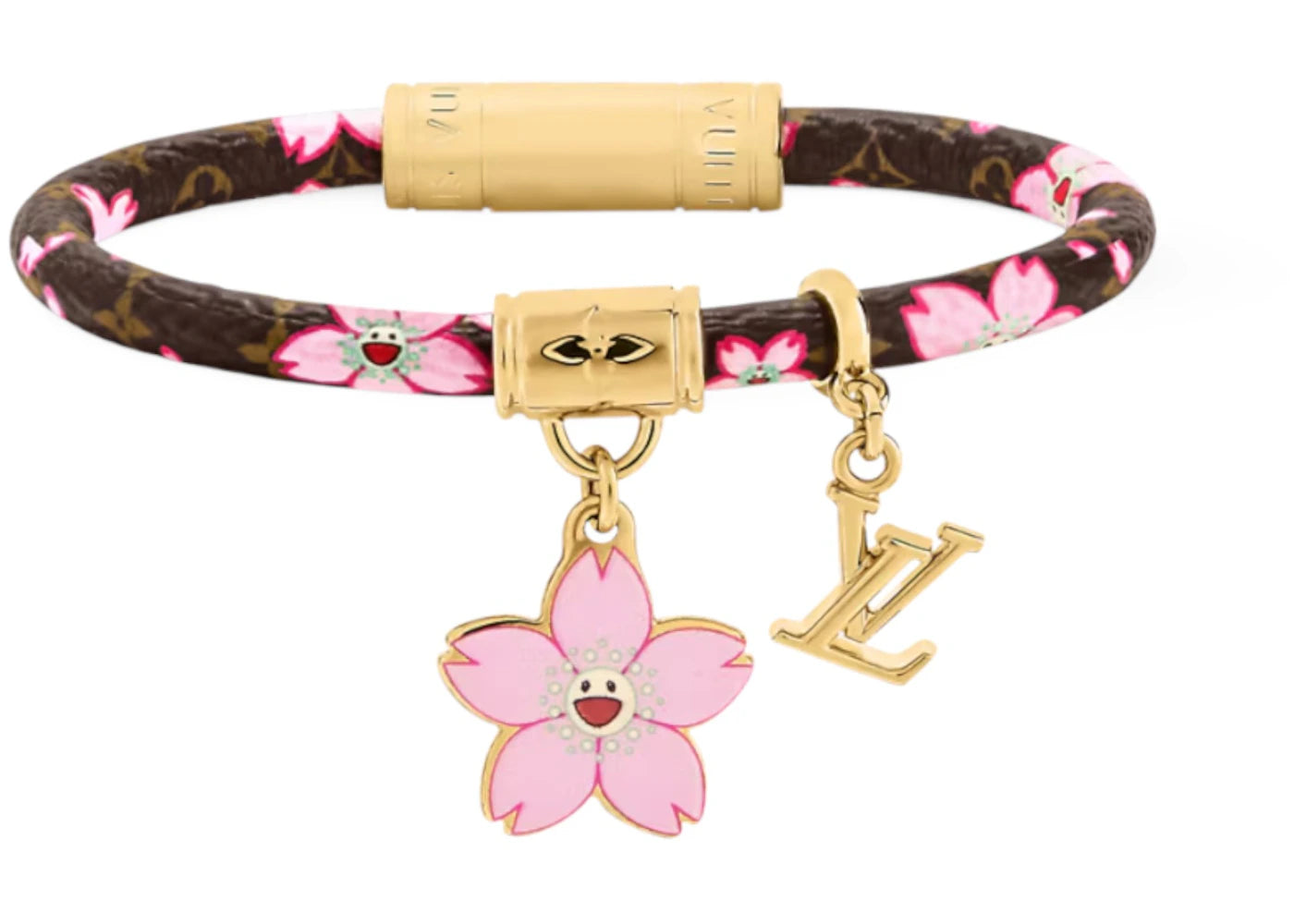 Louis Vuitton x Takashi Murakami Cherry Blossom Bracelet-Sakura Brown