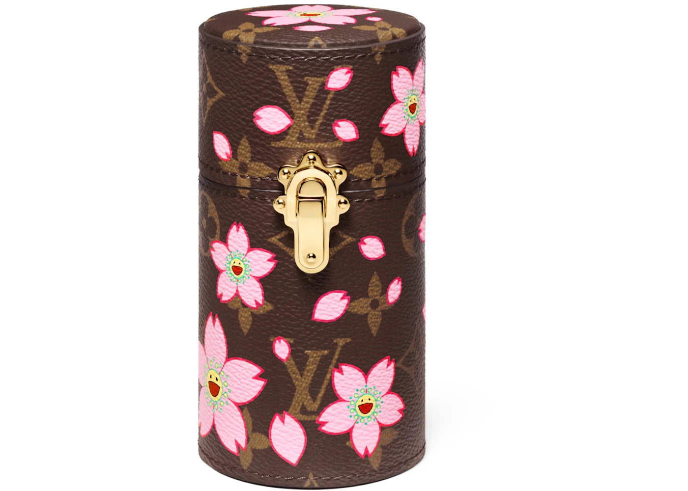 Étui de voyage pour parfum Louis Vuitton x Takashi Murakami - Brun Sakura