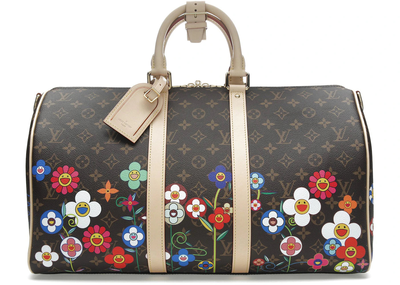 Louis Vuitton x Takashi Murakami Keepall Bandouliere-45 Monogram