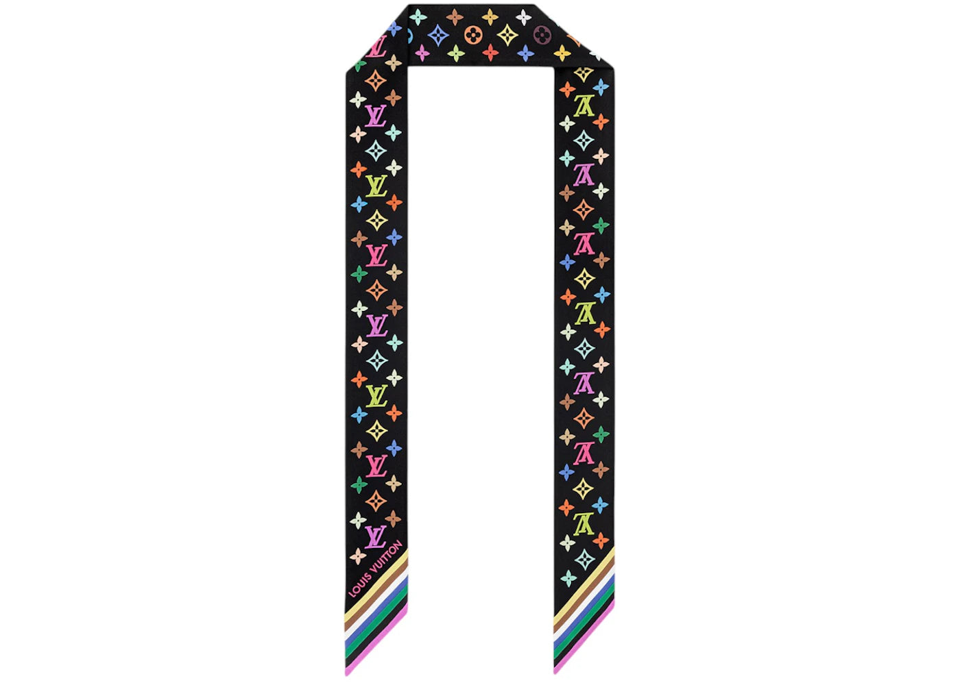 Louis Vuitton x Takashi Murakami Monogram Multicolor Bandeau BB-Black Multicolored