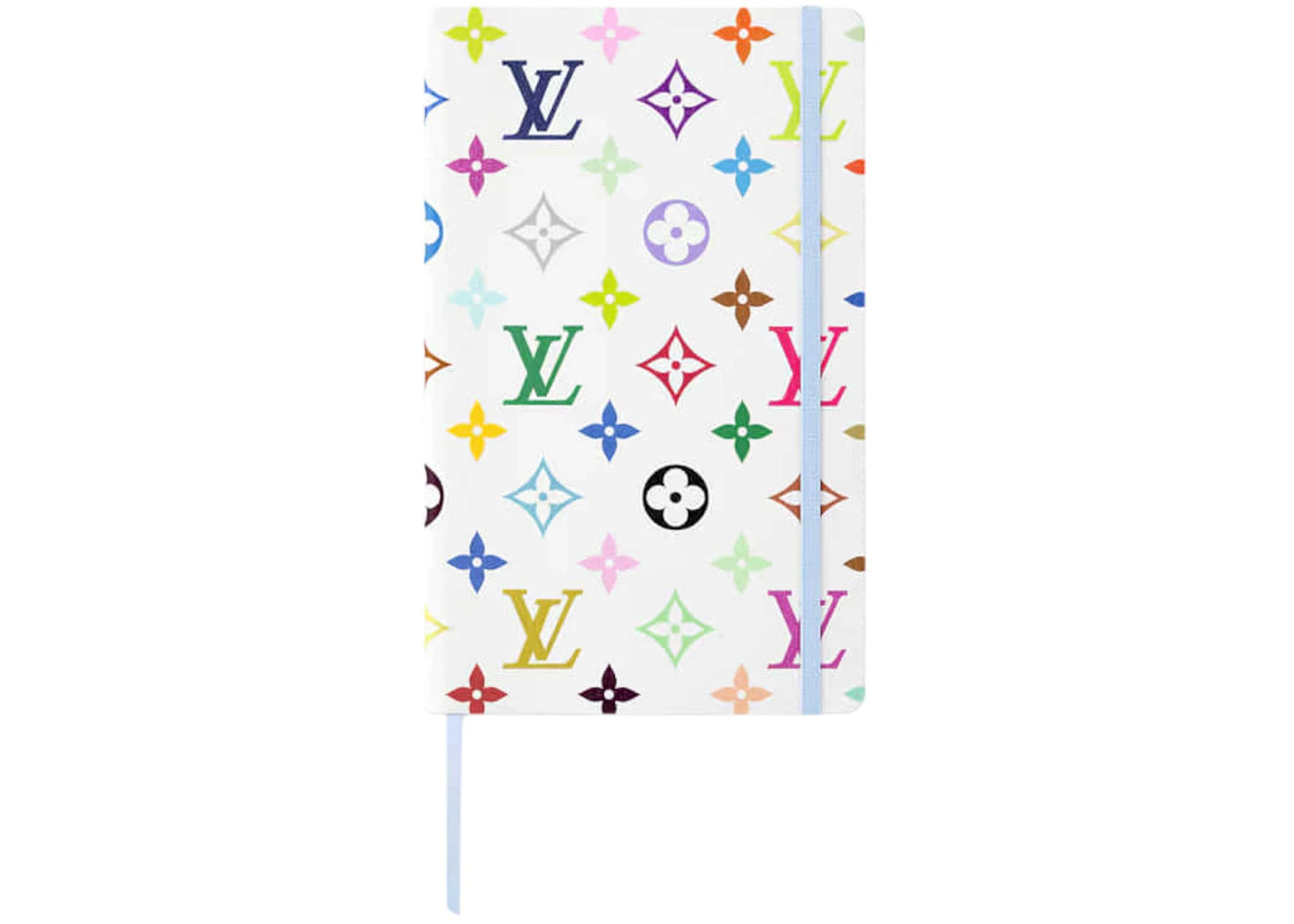 Louis Vuitton x Takashi Murakami Monogram Multicolor Jane Notebook-MM White