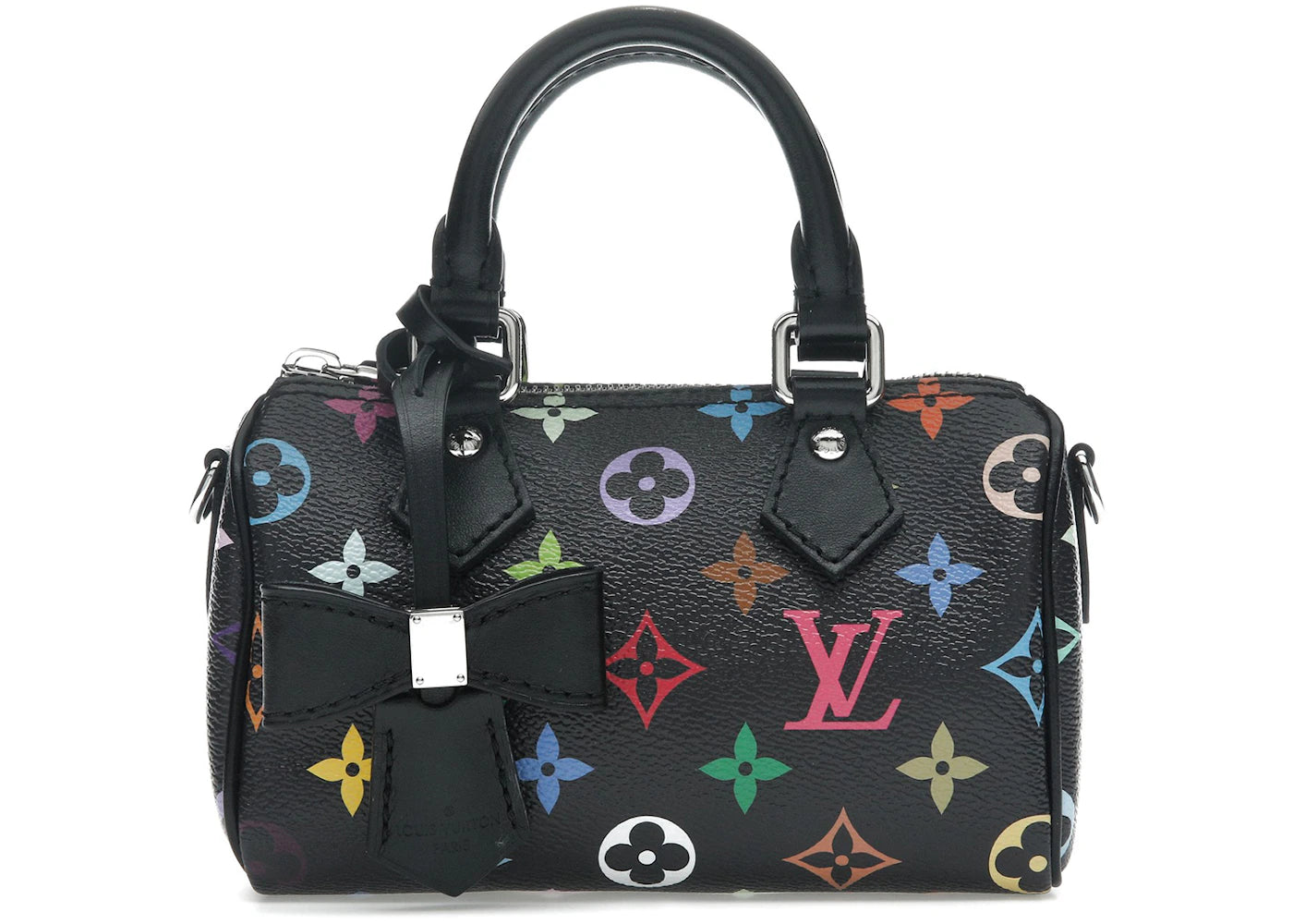 Louis Vuitton x Takashi Murakami Nano Speedy-Black Multicolored