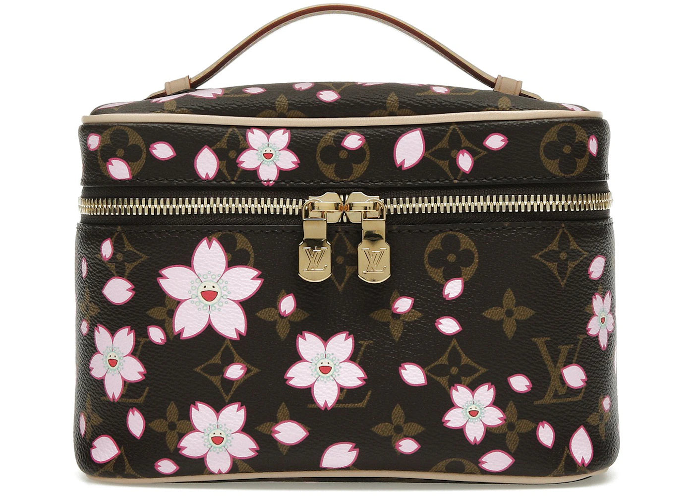 Louis Vuitton x Takashi Murakami Nice Mini-Sakura Brown
