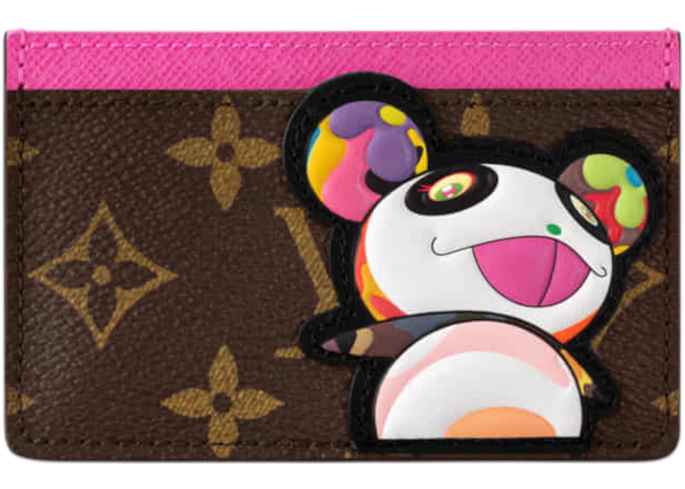 Louis Vuitton x Takashi Murakami Panda Card Holder-Monogram