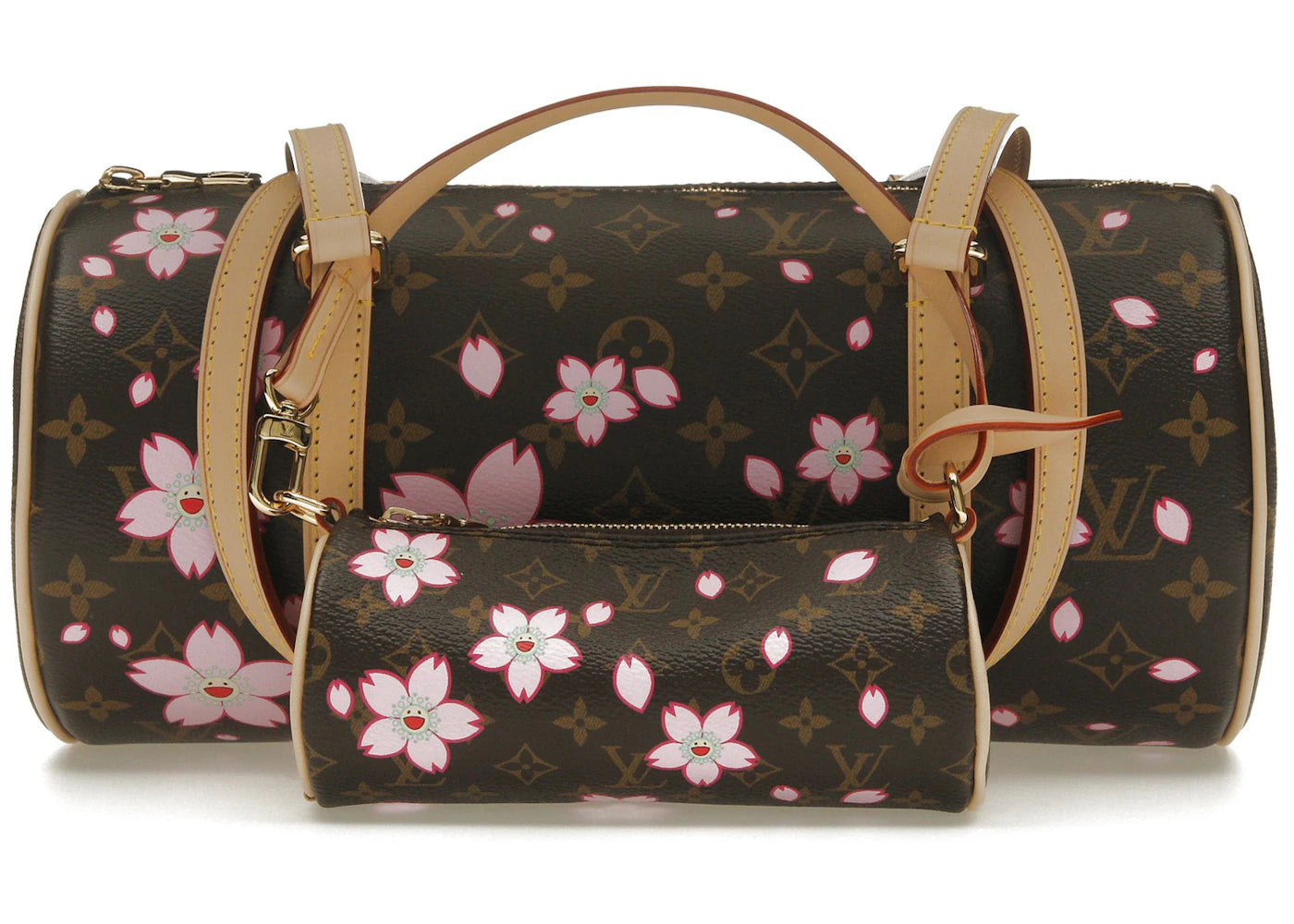 Louis Vuitton x Takashi Murakami Papillon-Sakura Brown