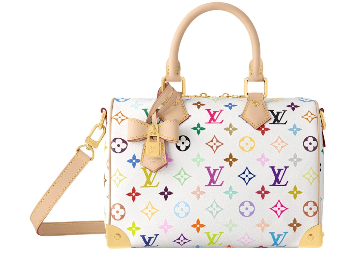 Louis Vuitton x Takashi Murakami Speedy Bandouliere 25 Multicolored - main view
