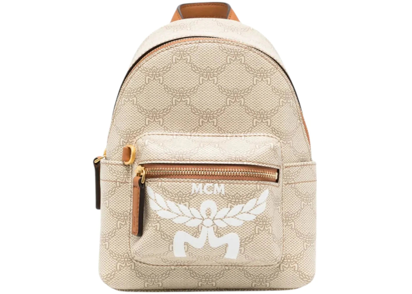 MCM Stark Lauretos Xmini Backpack Oatmeal - main view