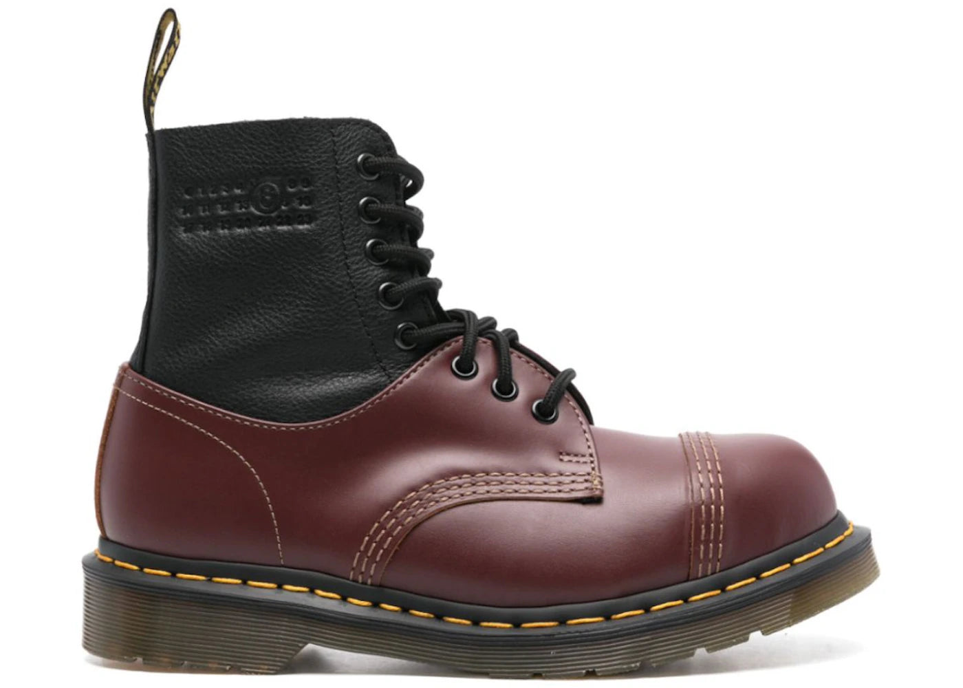 Maison Margiela Ankle Boot-x Dr Martens Oxblood Black (Women's)