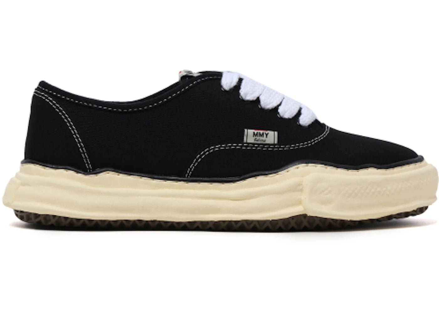 Maison Mihara Yasuhiro Baker Vintage OG Sole Canvas Low-Black White
