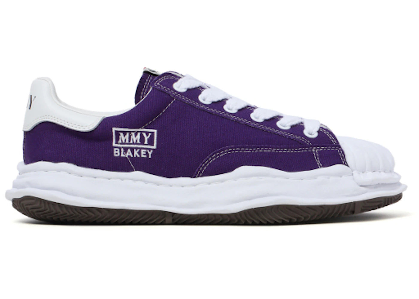 Maison Mihara Yasuhiro Blakey OG Sole Canvas Low-Royal Purple