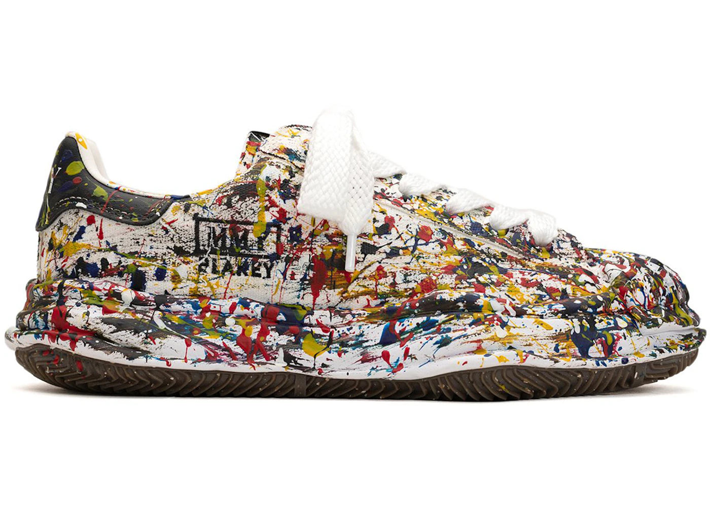 Maison Mihara Yasuhiro Blakey OG Sole Canvas Low-Sputtering Paint White