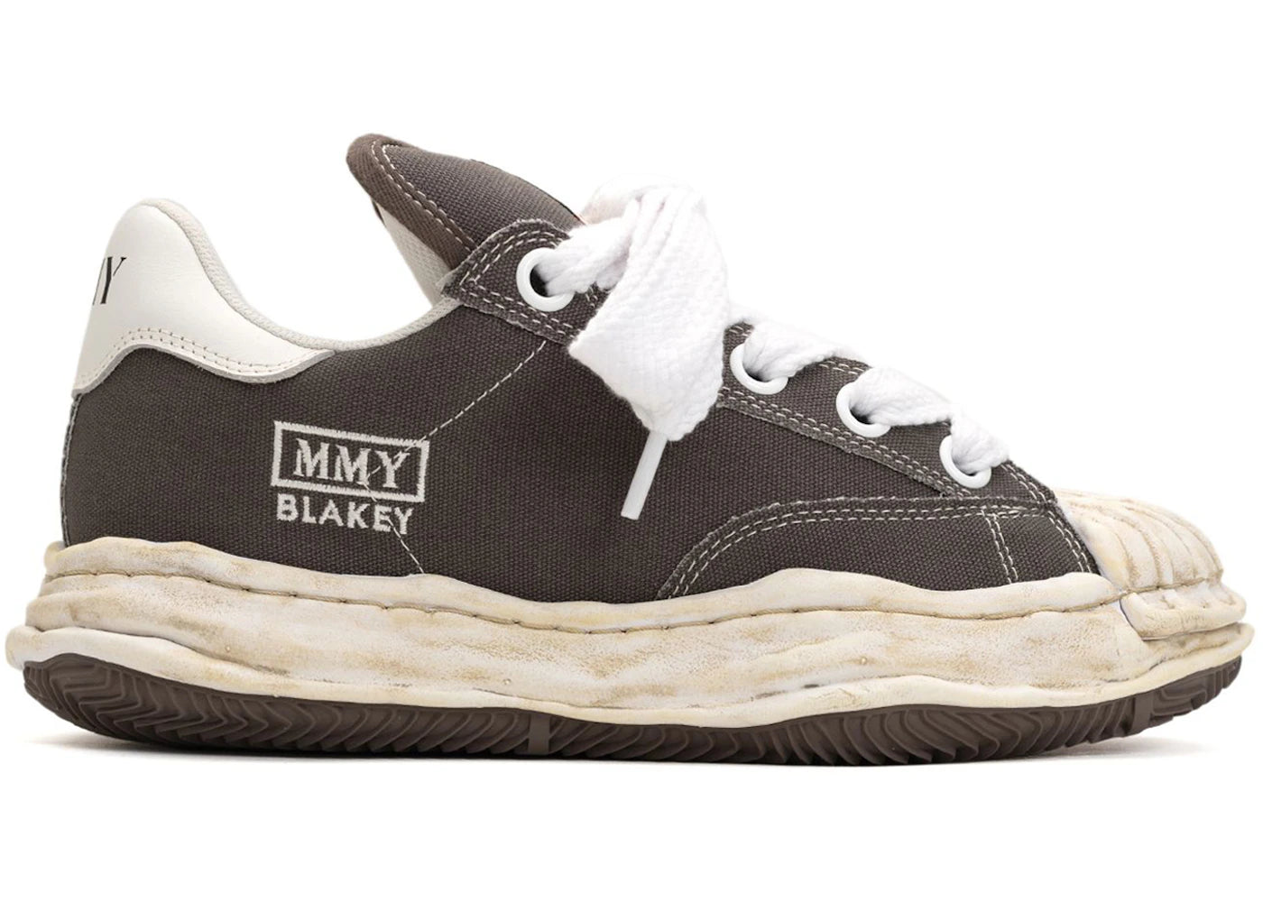 Maison Mihara Yasuhiro Blakey Puffer OG Sole Canvas Low-Distressed Midsole Grey