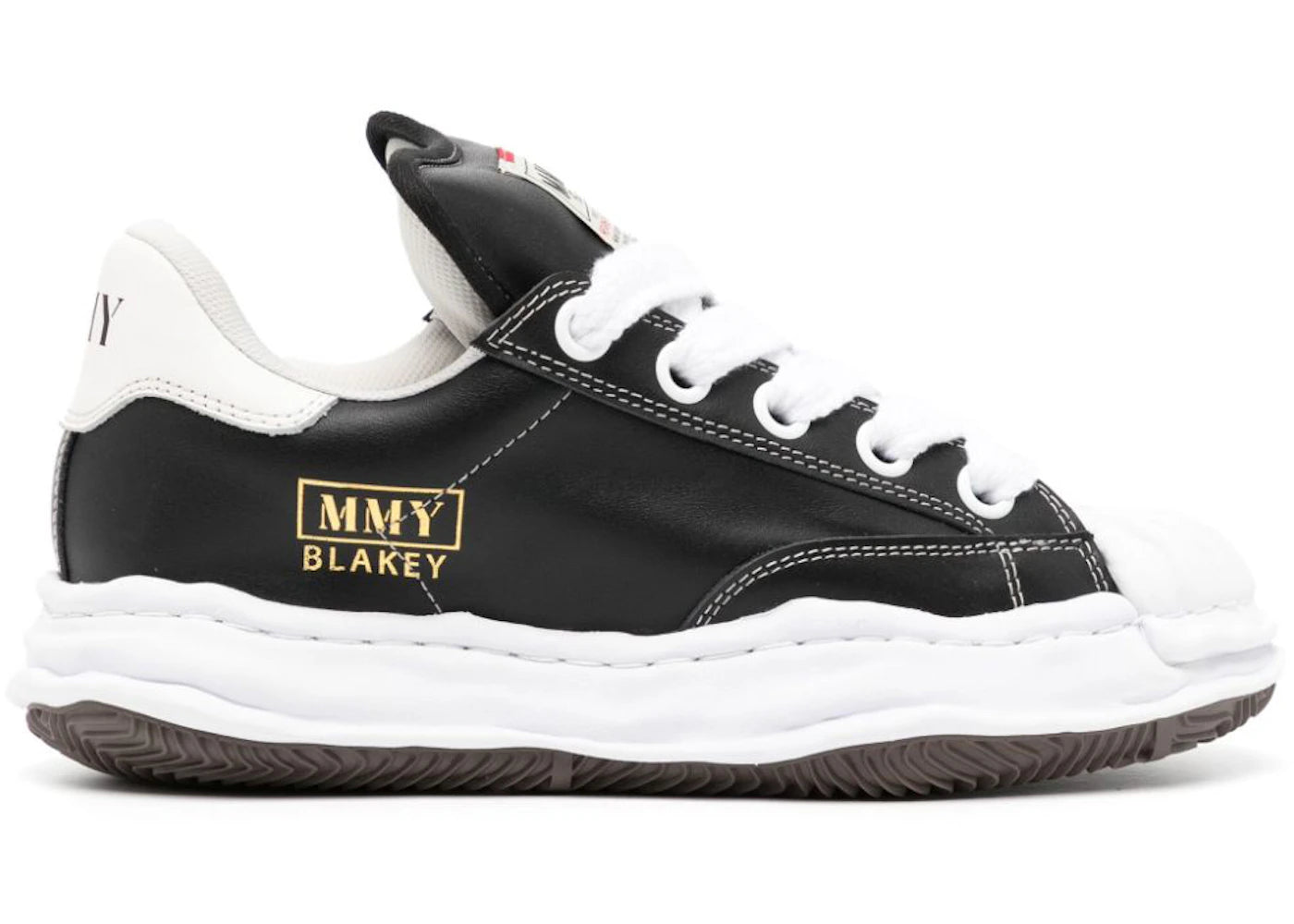 Maison Mihara Yasuhiro Blakey Puffer OG Sole Leather-Black White