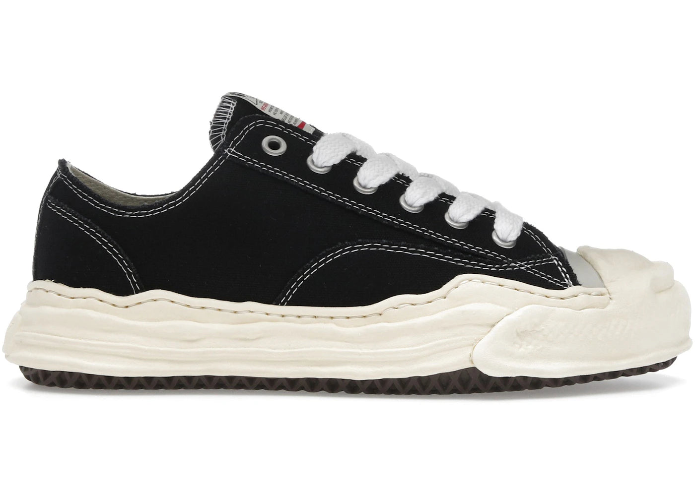 Maison Mihara Yasuhiro Hank Vintage Sole Canvas Low Black