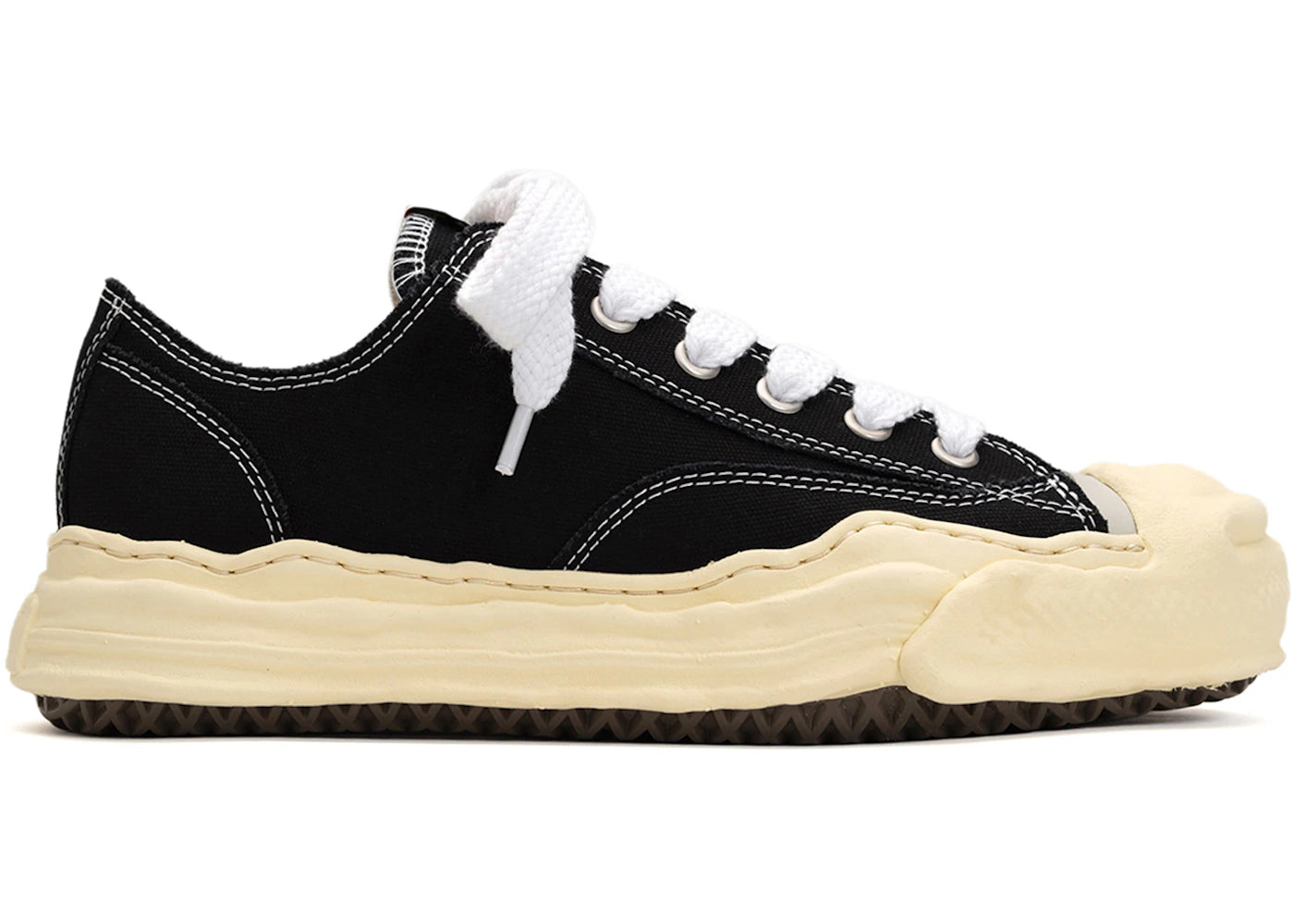 Maison Mihara Yasuhiro Hank Vintage Sole Canvas Low-Black