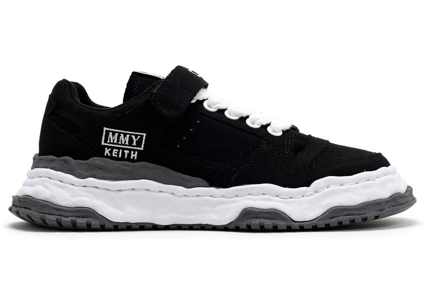 Maison Mihara Yasuhiro Keith OG Sole Canvas Low Black White