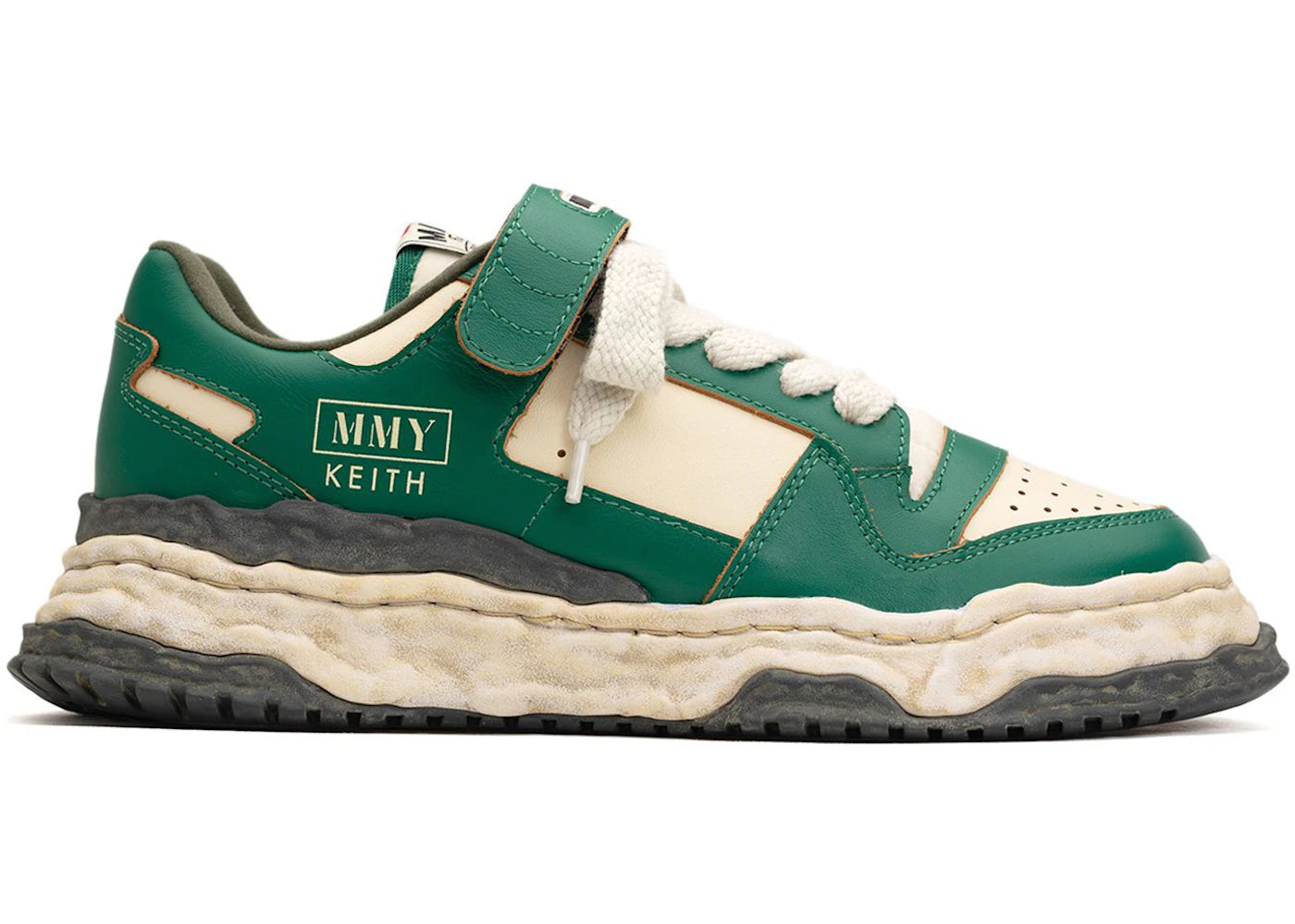 Maison Mihara Yasuhiro Keith OG Sole VL Leather Low-Green White