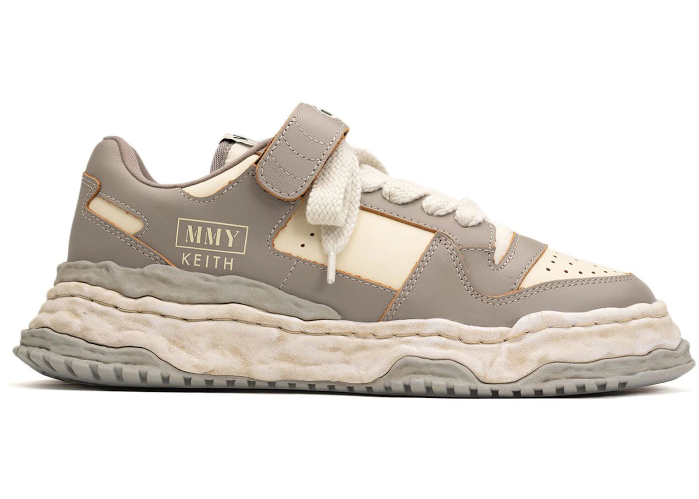 Maison Mihara Yasuhiro Keith OG Sole VL Leather Low-Grey White