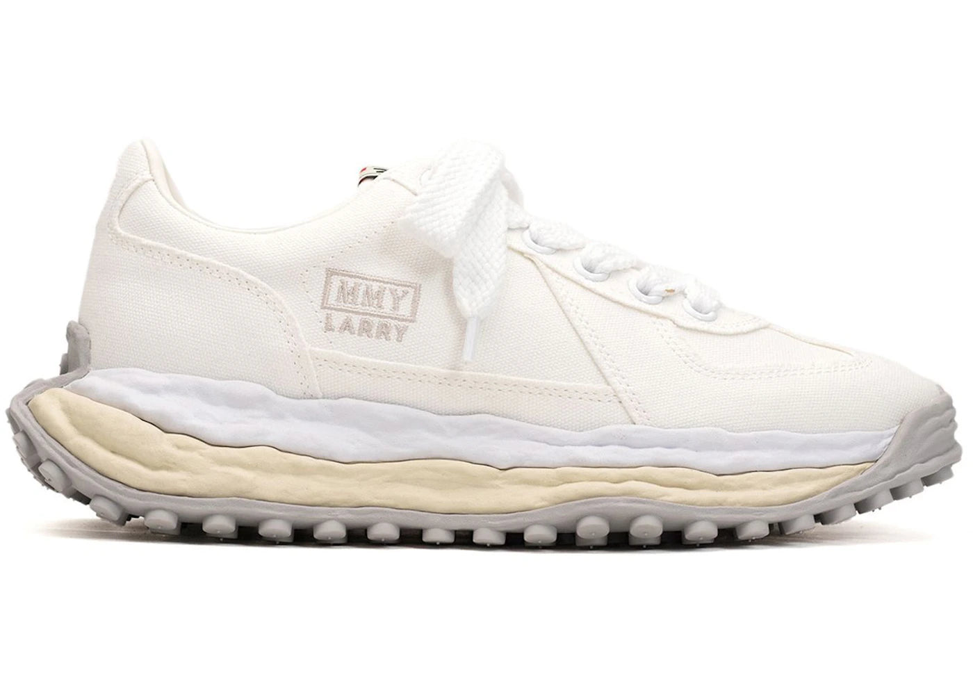 Maison Mihara Yasuhiro Larry OG Sole Canvas Low-White