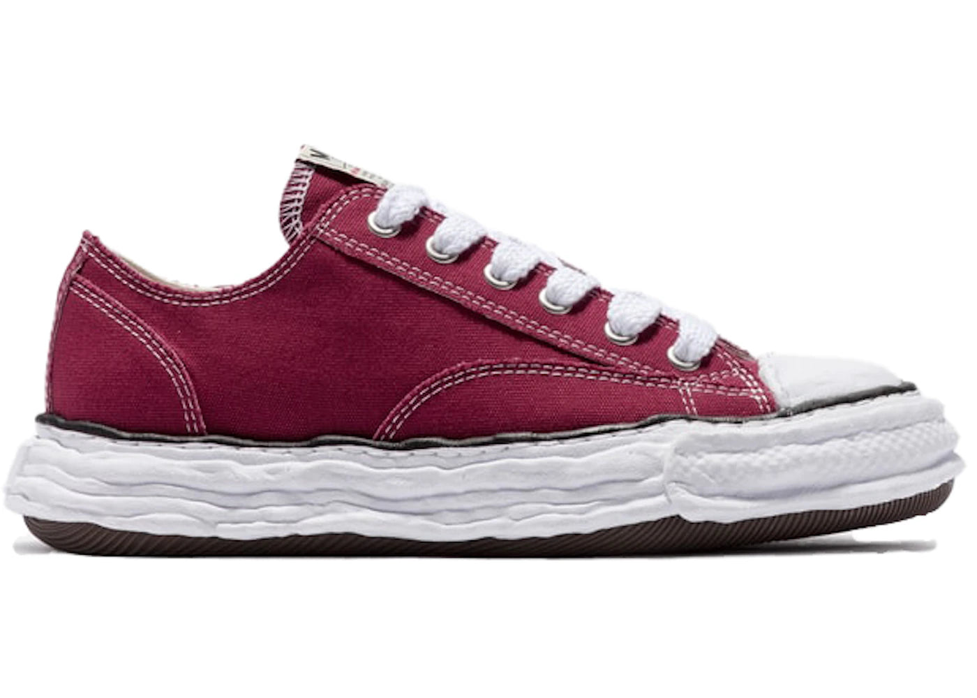 Maison Mihara Yasuhiro Peterson 23 OG Sole Canvas Low-Bordeaux