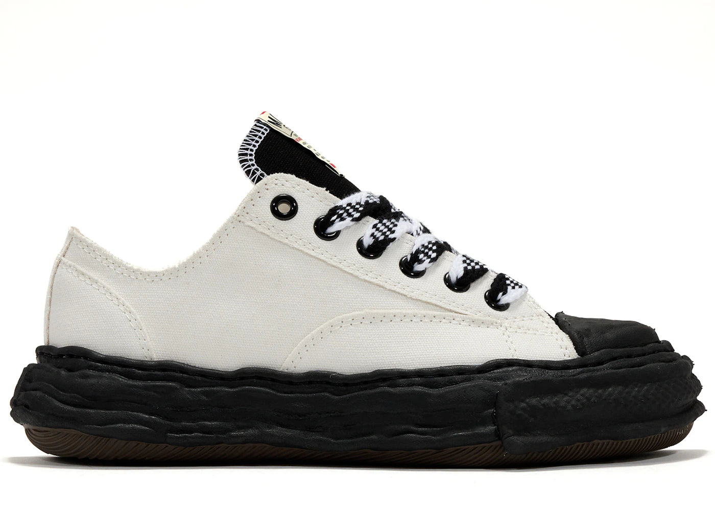 Maison Mihara Yasuhiro Peterson 23 OG Sole Canvas Low-White Black