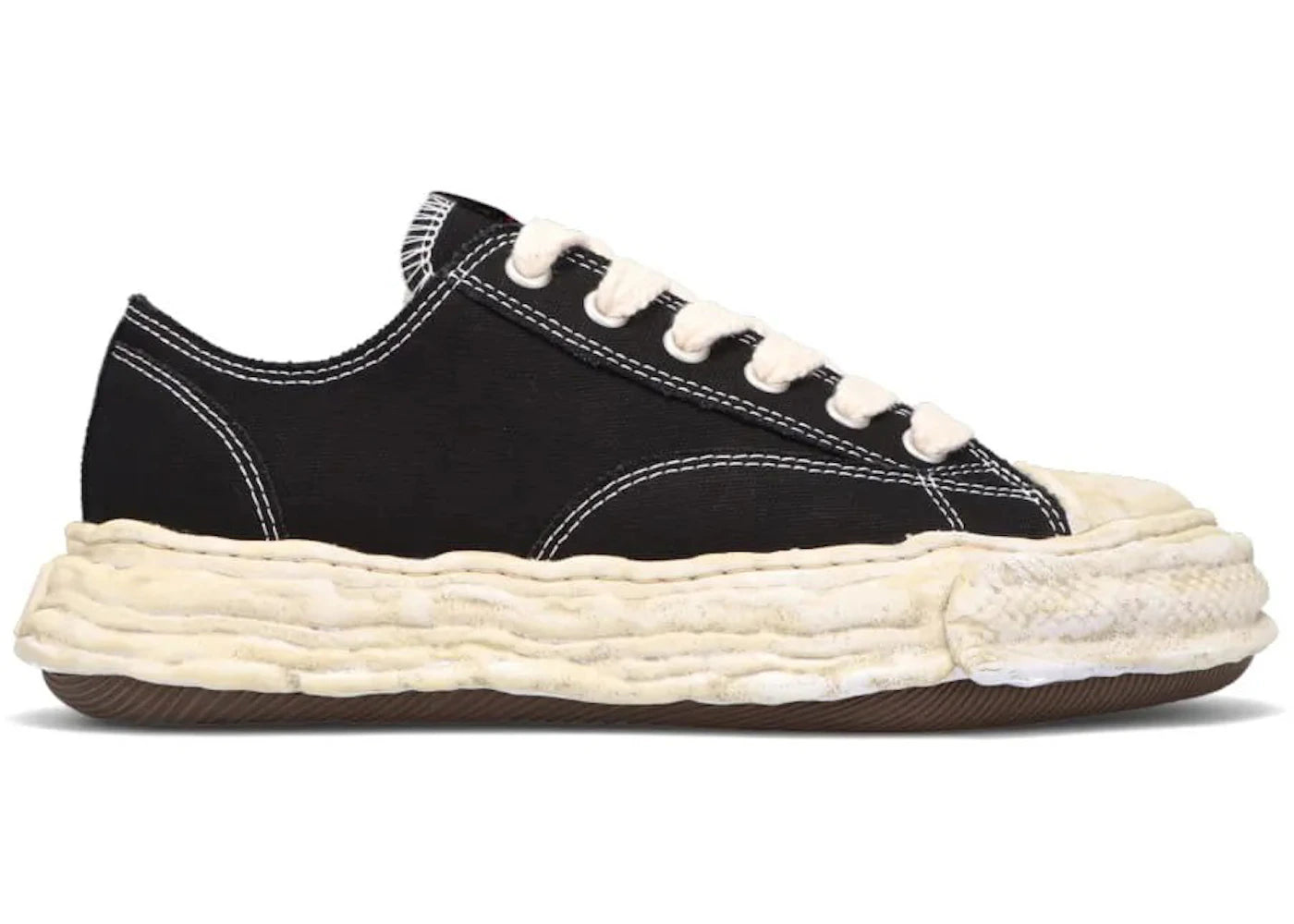 Maison Mihara Yasuhiro Peterson 23 OG Dyed Sole Canvas Low-Black