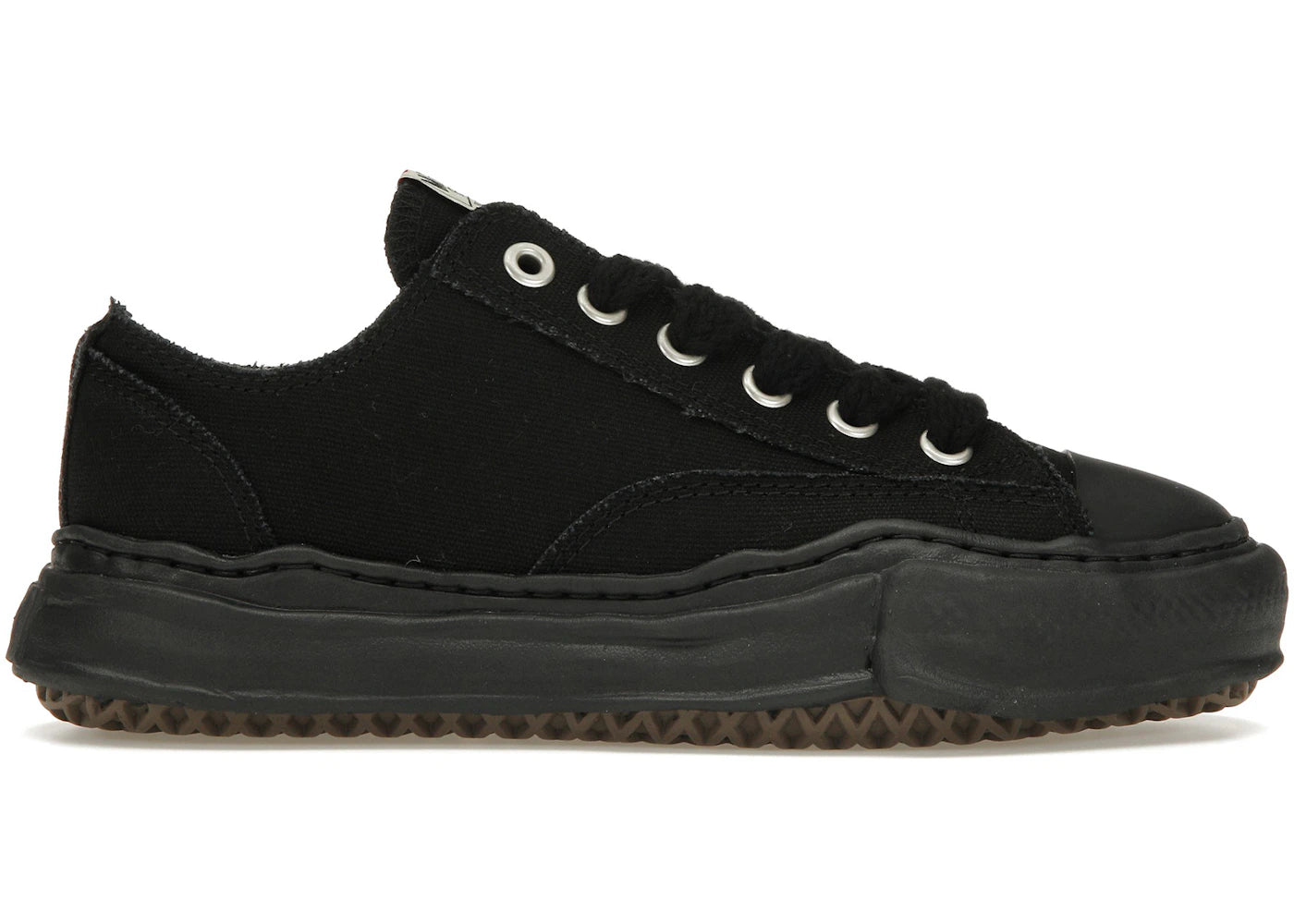 Maison Mihara Yasuhiro Peterson OG Sole Canvas Low-Black Black