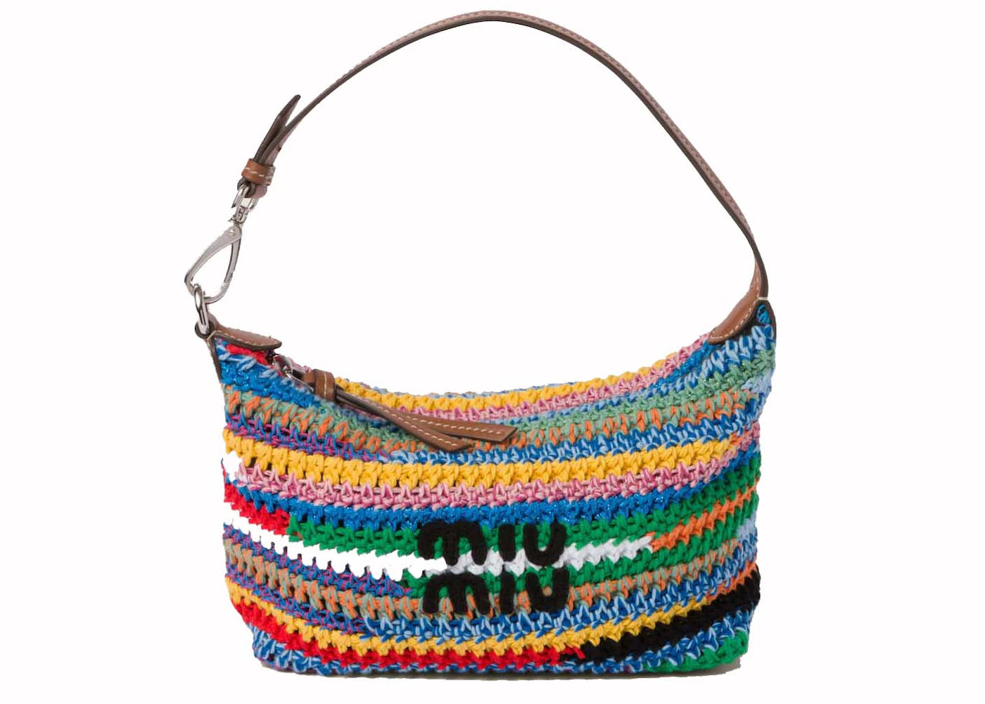 Miu Miu Crochet Pouch Multicolor - main view