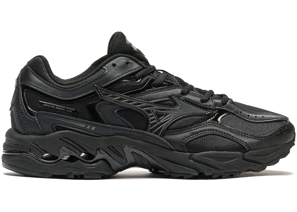 Mizuno Wave Mustang LS Tech Black Iron Gate Metallic Gray - main view