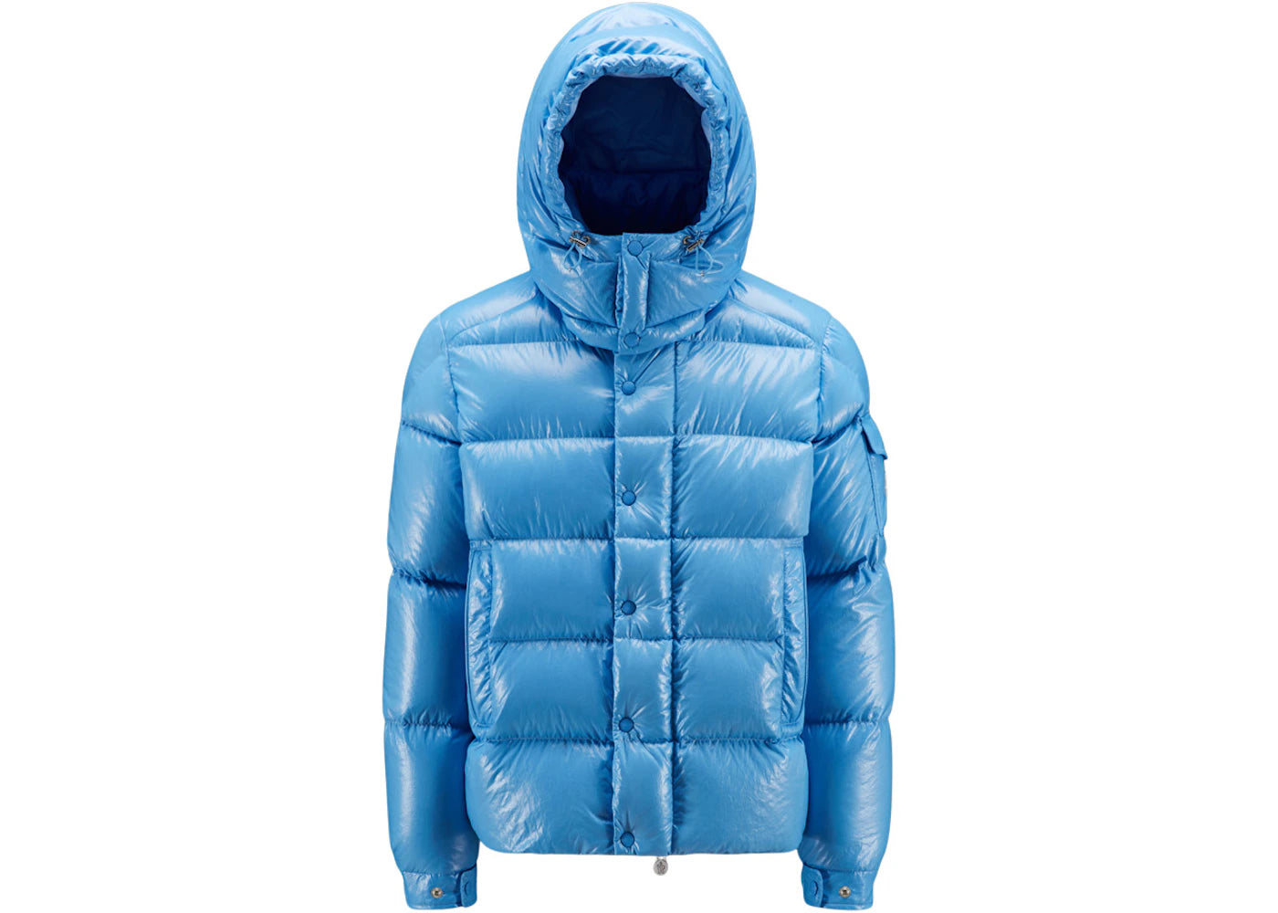 Moncler Maya 70th Anniversary Special Edition Short Down Jacket-Sky Blue