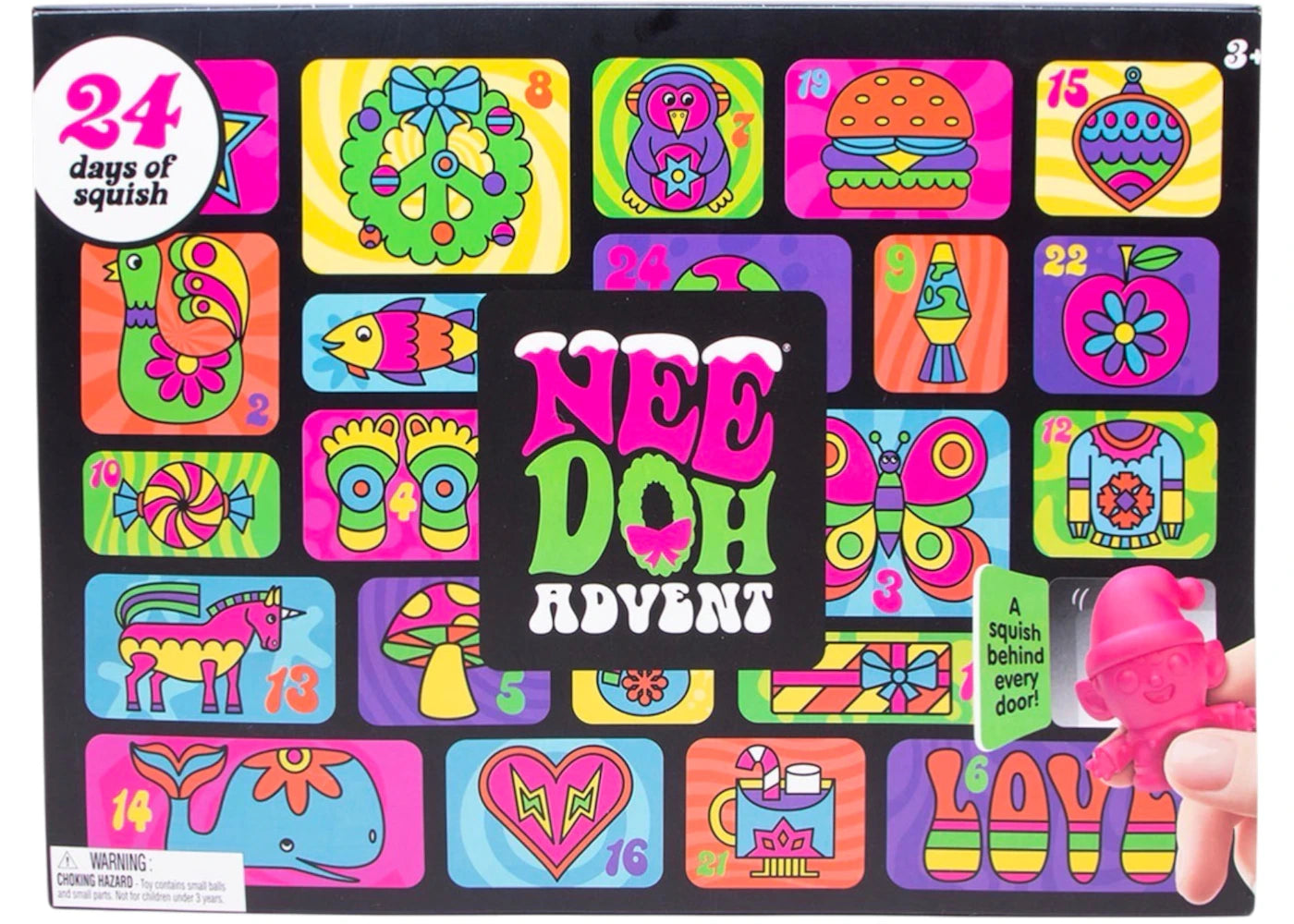 NeeDoh 2025 Advent Calendar Squishy Fidget Toy - main view