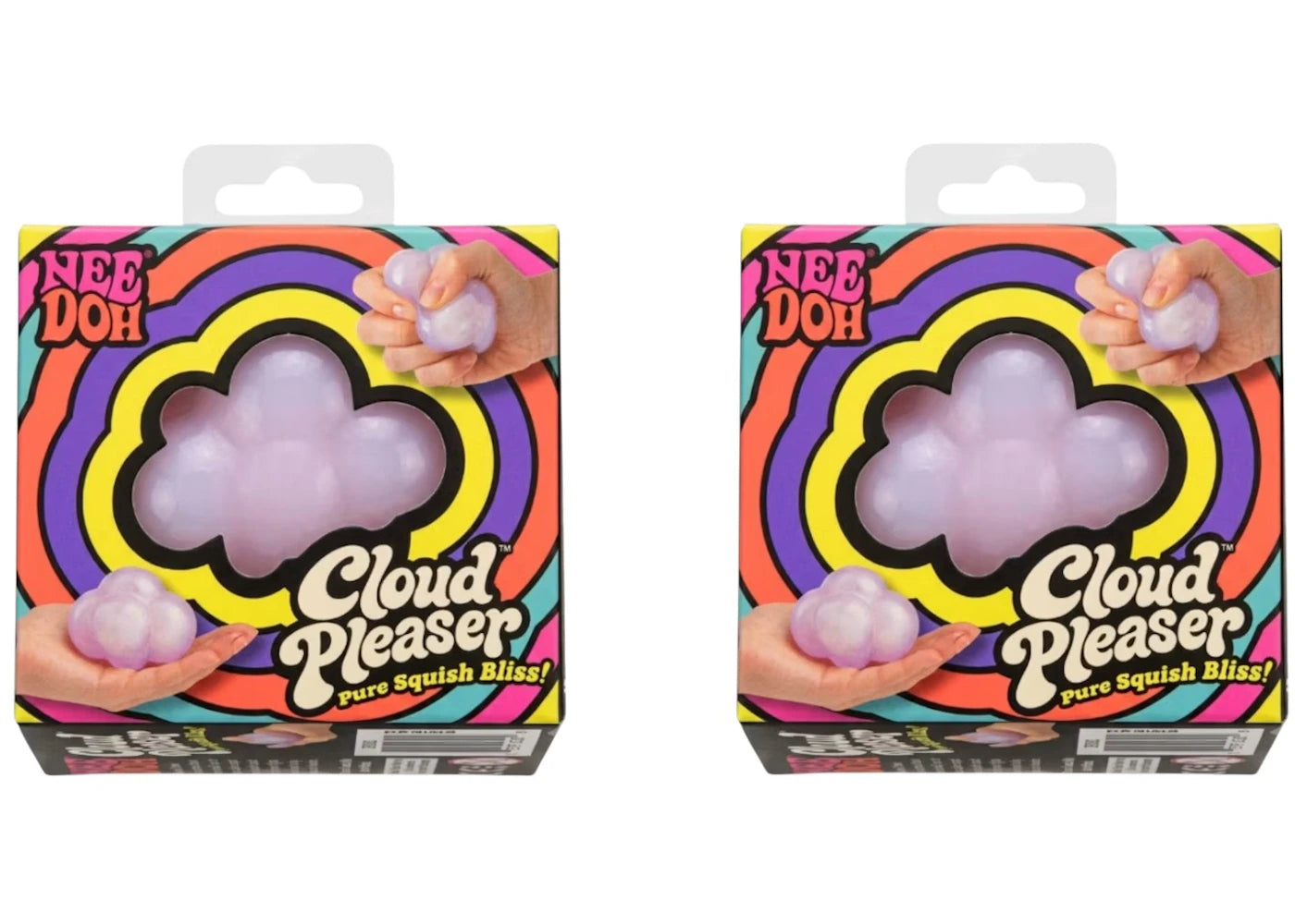NeeDoh Cloud Pleaser Squishy Fidget Toy 2x Lot - main view