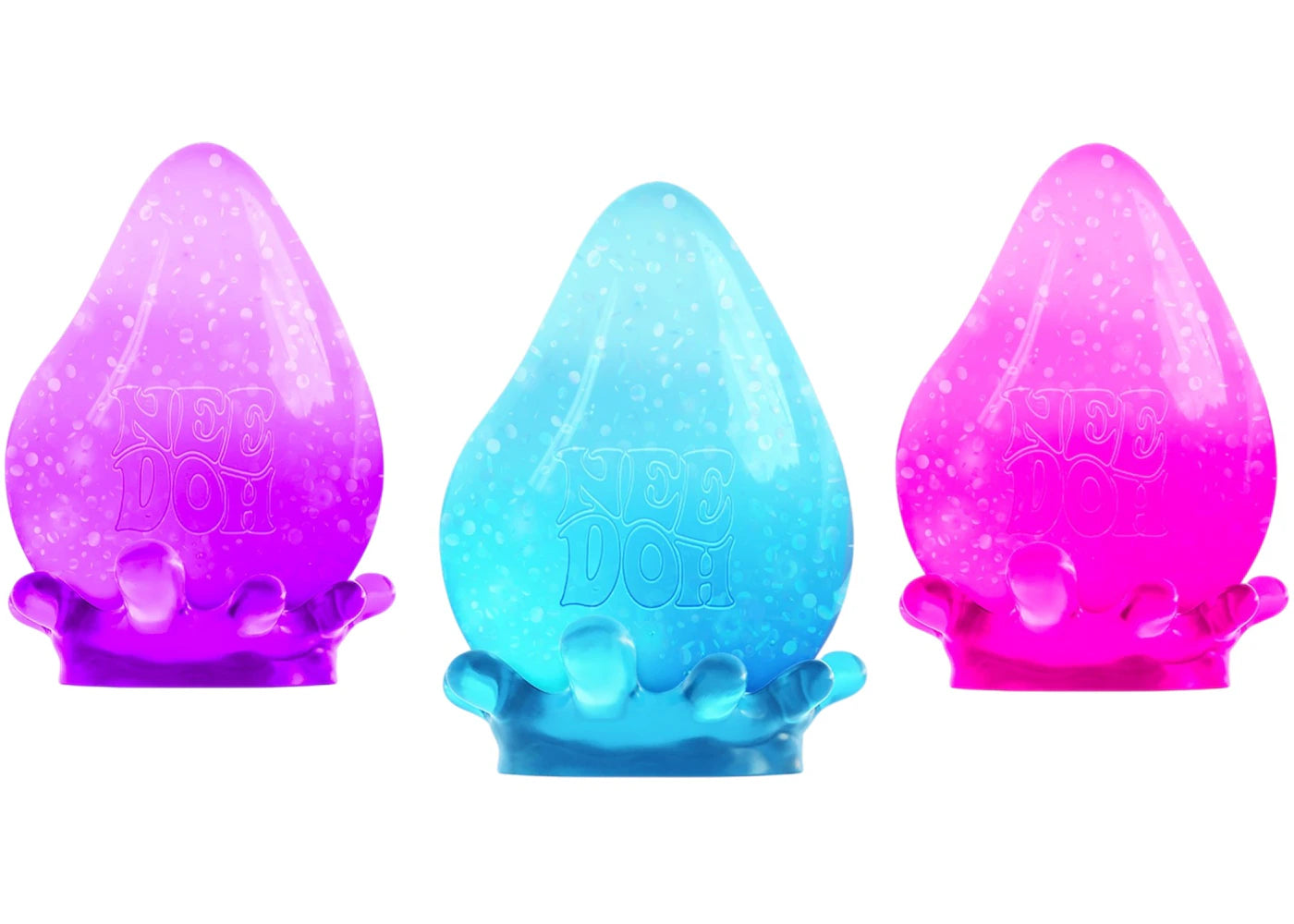 NeeDoh Dream Drop Squishy Fidget Toy Pink/Blue/Purple - main view